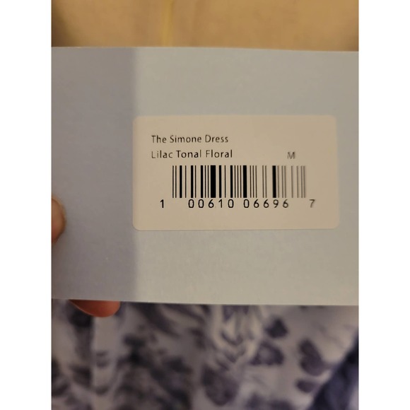 Hill House Simone Dress | Lilac Tonal Floral | Size Med - Picture 10 of 12